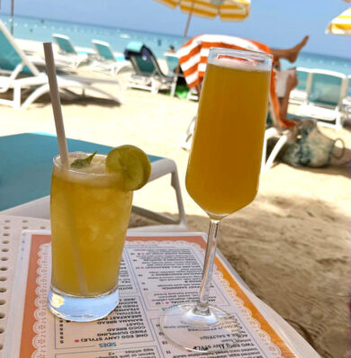 Tropical Drinks on the Beach